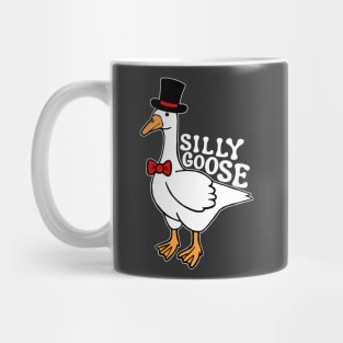Silly Goose with Top Hat Mug
